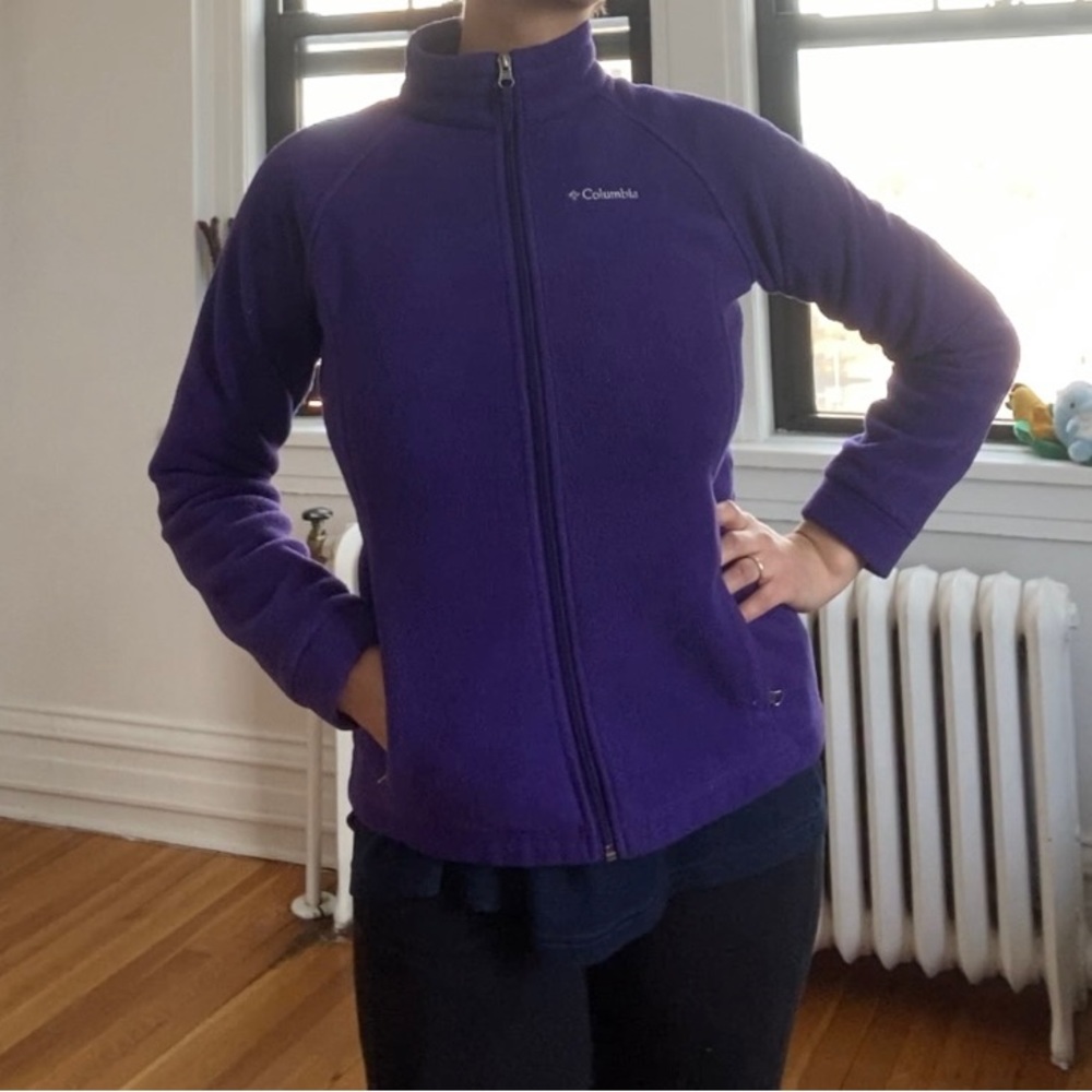 Columbia Youth Bright Purple Fleece!